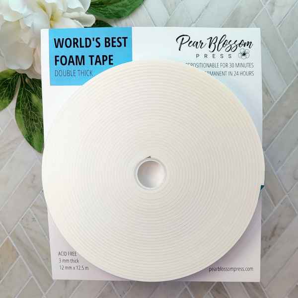 Pear Blossom Press - World's Best Foam Tape - Double Thick, PBPWBFT