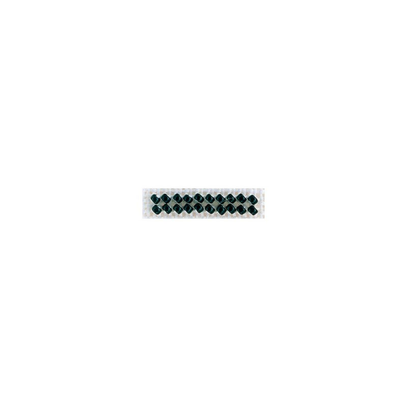 Mill Hill Petite Glass Beads 2mm 1.6g - Black, PGBD42014