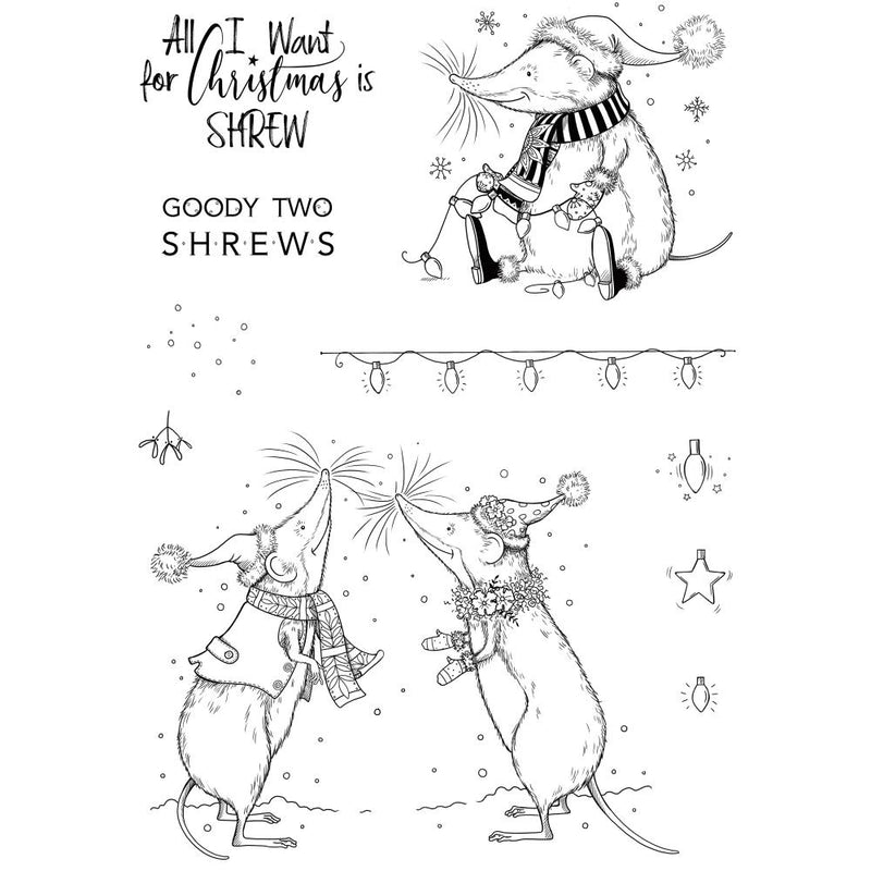 Pink Ink Designs 6x8 Clear Stamp Set - All I Want For Christmas Is Shrew, PI181