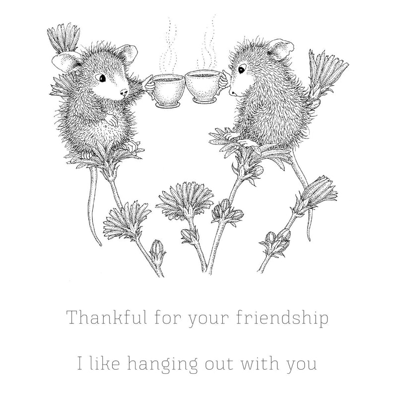 House Mouse Designs Cling Rubber Stamps - Tea for Two, RCS-005