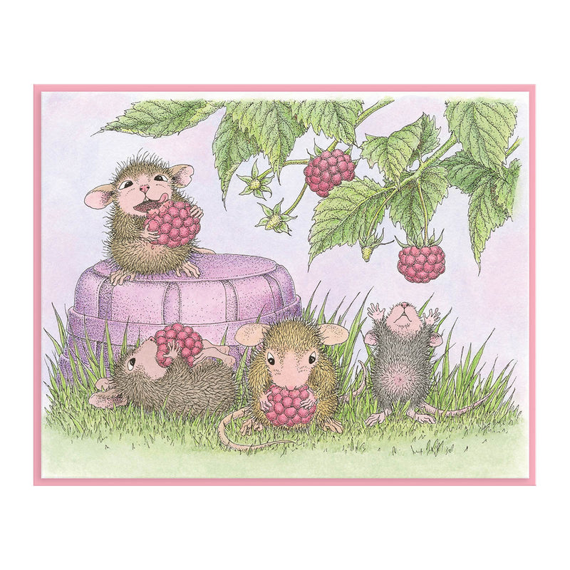 House Mouse Designs Cling Rubber Stamps - Berry Good, RCS-006