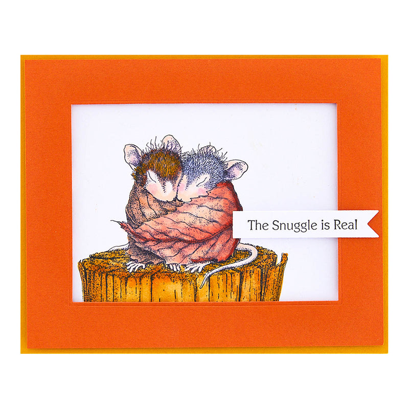 House Mouse Designs Cling Rubber Stamps - Snuggle Up, RSC-019