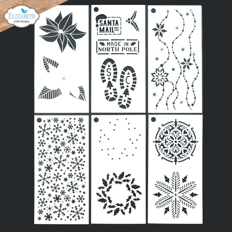 Elizabeth Craft Designs Stencils - Journal Stencils 2, S050