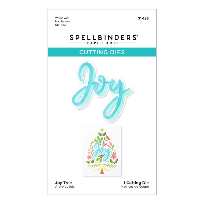 Spellbinders - Layered Joy Tree Stencil & Die Bundle, BD-0776