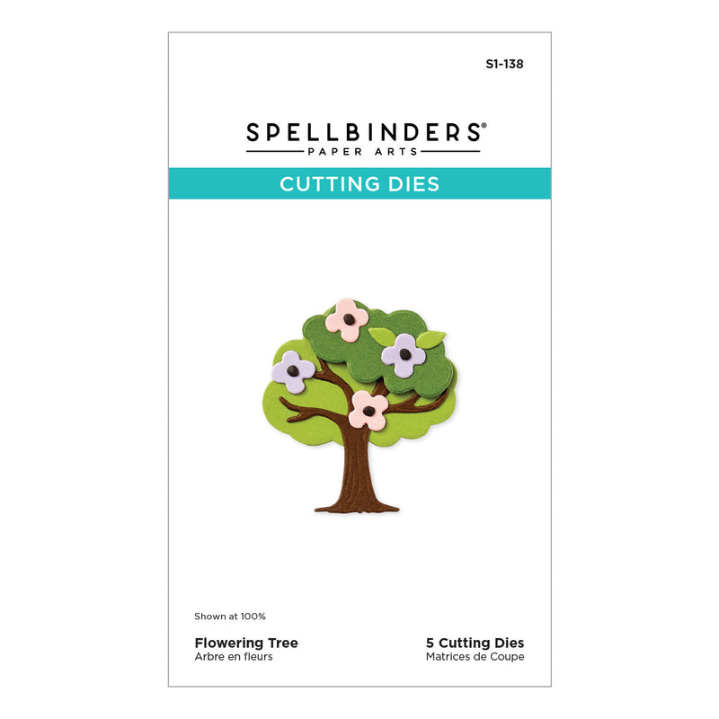 Spellbinders Etched Dies - Flowering Tree, S1-138