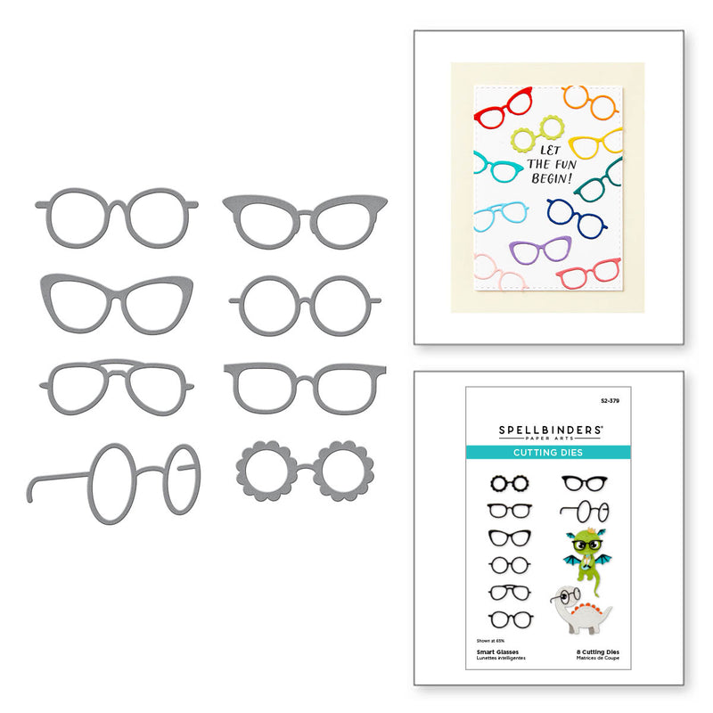 Spellbinders Etched Die Set - Smart Glasses, S2-379