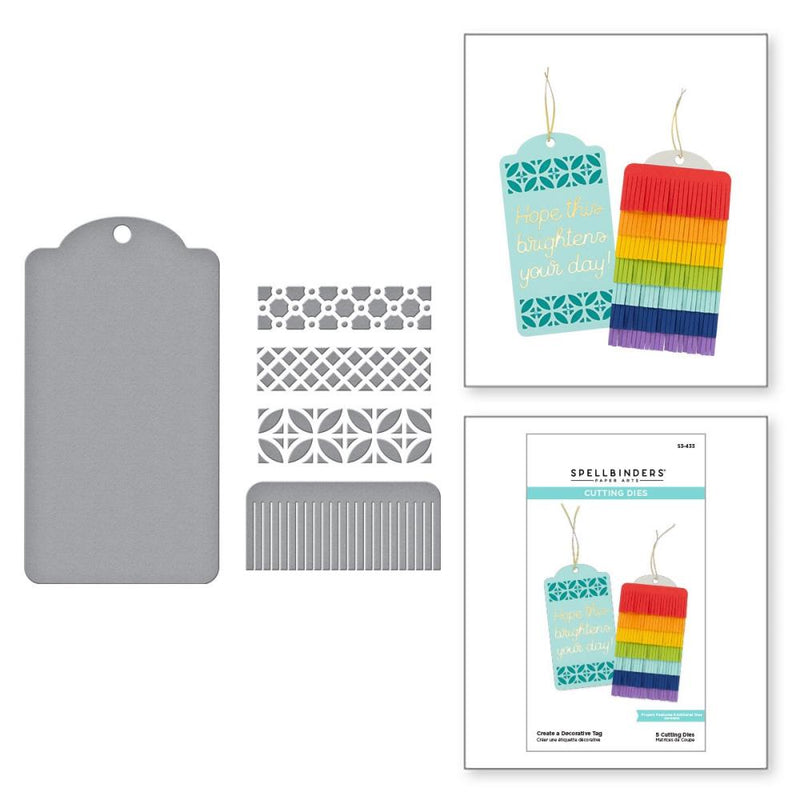 Spellbinders Etched Dies - Create a Decorative Tag, S3-433