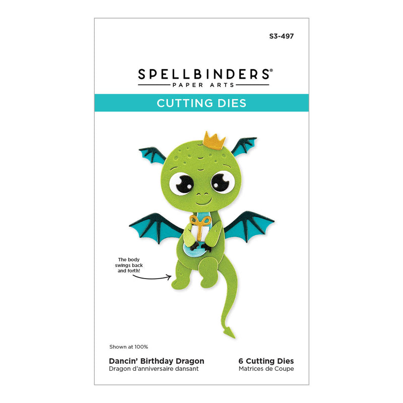 Spellbinders Etched Die & Clear Stamp Set - Monster Birthday Bundle, BD-0819