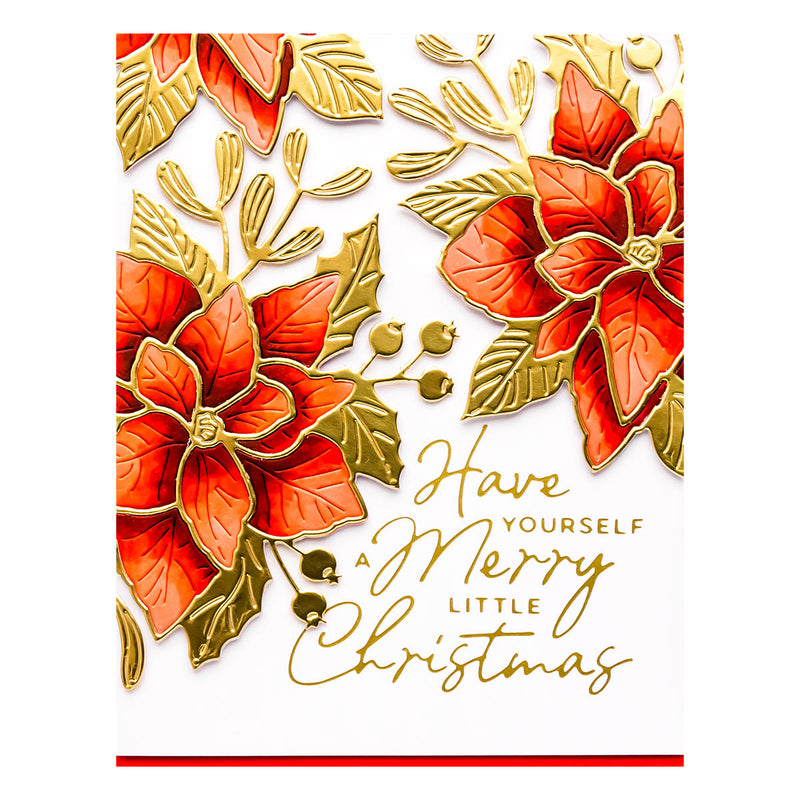 Spellbinders Etched Dies - Poinsettia Bloom, S4-1293