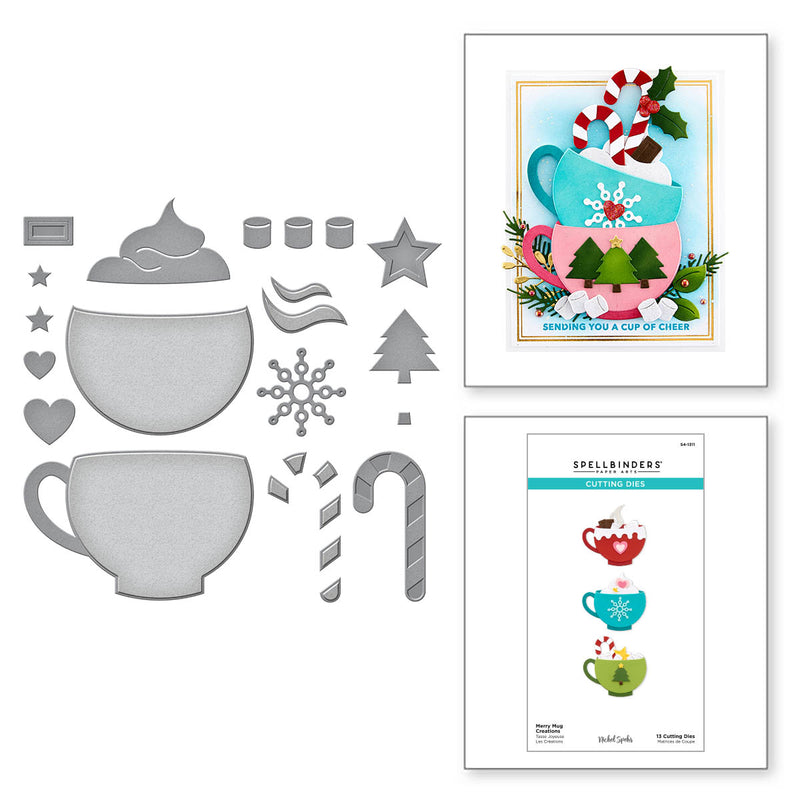 Spellbinders Cutting Dies - Merry Mug Creations, S4-1311 by Nichol Spohr