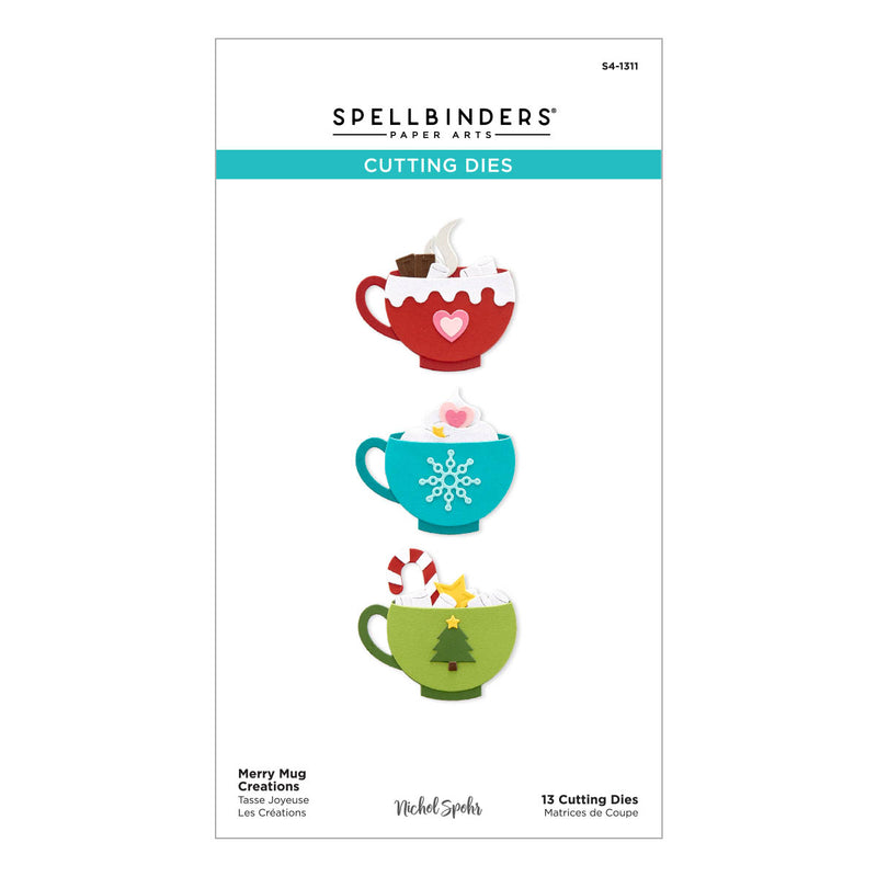 Spellbinders Cutting Dies - Merry Mug Creations, S4-1311 by Nichol Spohr