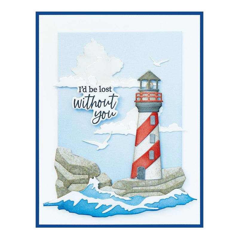 Spellbinders Etched Die Set - Guiding Light, S4-1343 by: Dawn Woleslagle