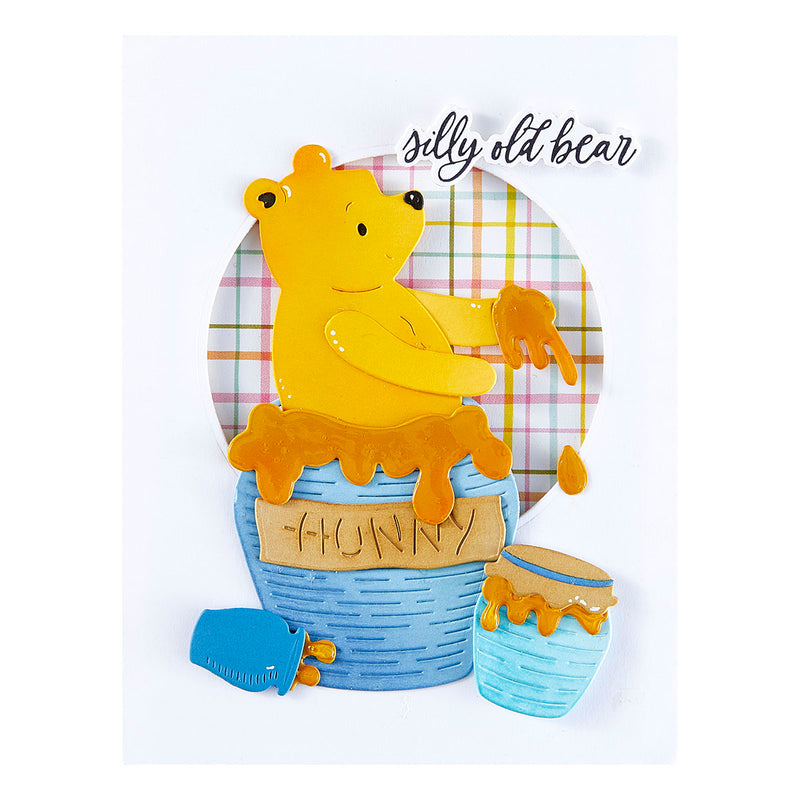 Spellbinders Etched Die Set - Pooh's Hunny Pot, S4-1428