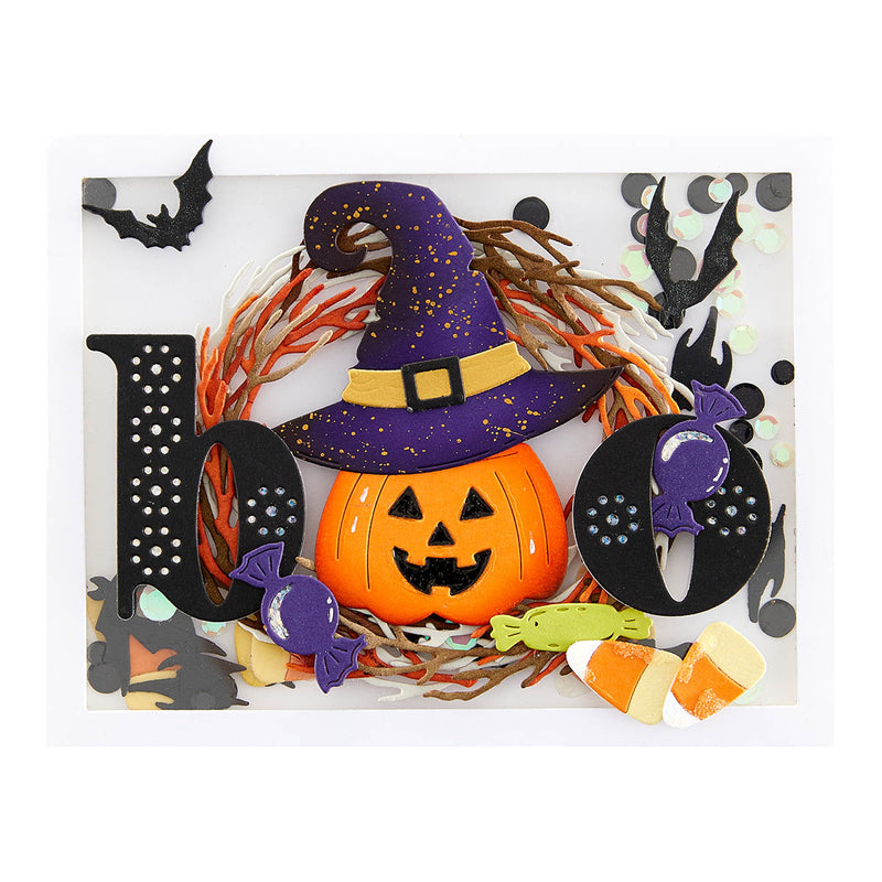 Spellbinders Etched Dies - Halloween Wreath Add-Ons, S5-601