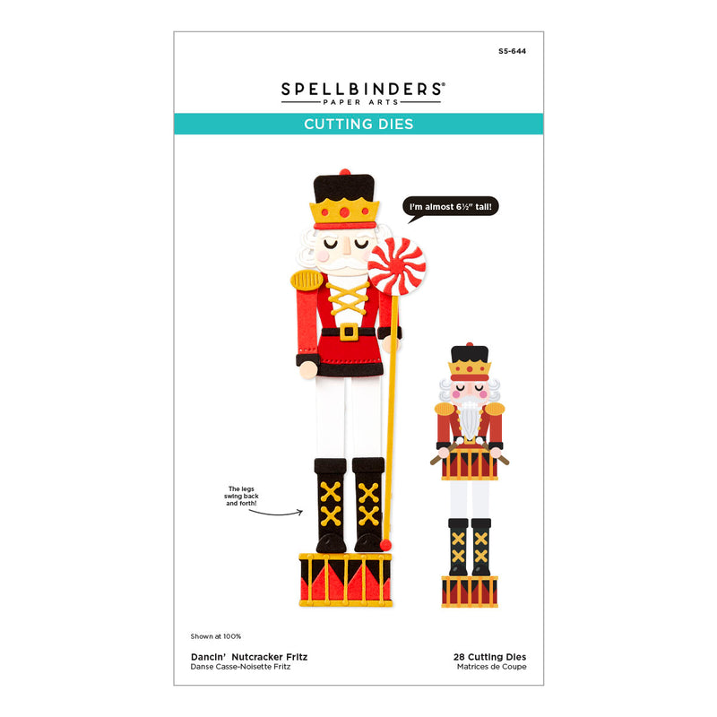 Spellbinders Etched Dies - Dancin' Nutcracker Fitz, S5-644