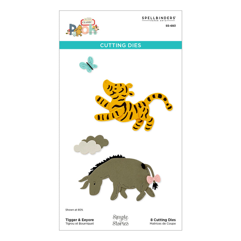 Spellbinders Etched Die Set - Tigger & Eeyore, S5-683