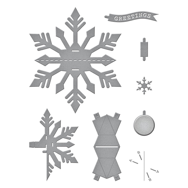 Spellbinders Etched Dies -Pop-up Snowflake, S6-212