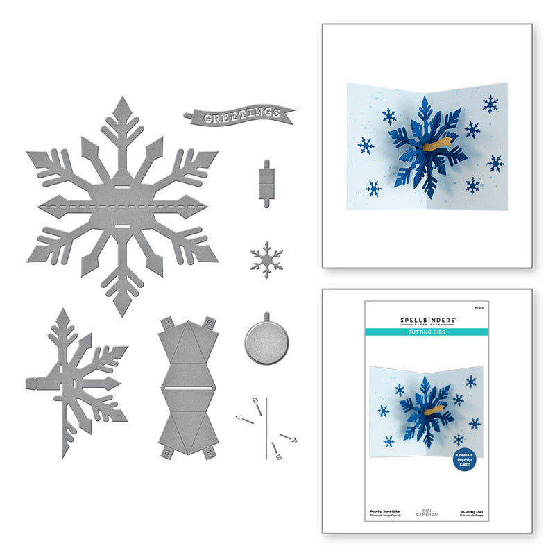 Spellbinders Etched Dies -Pop-up Snowflake, S6-212