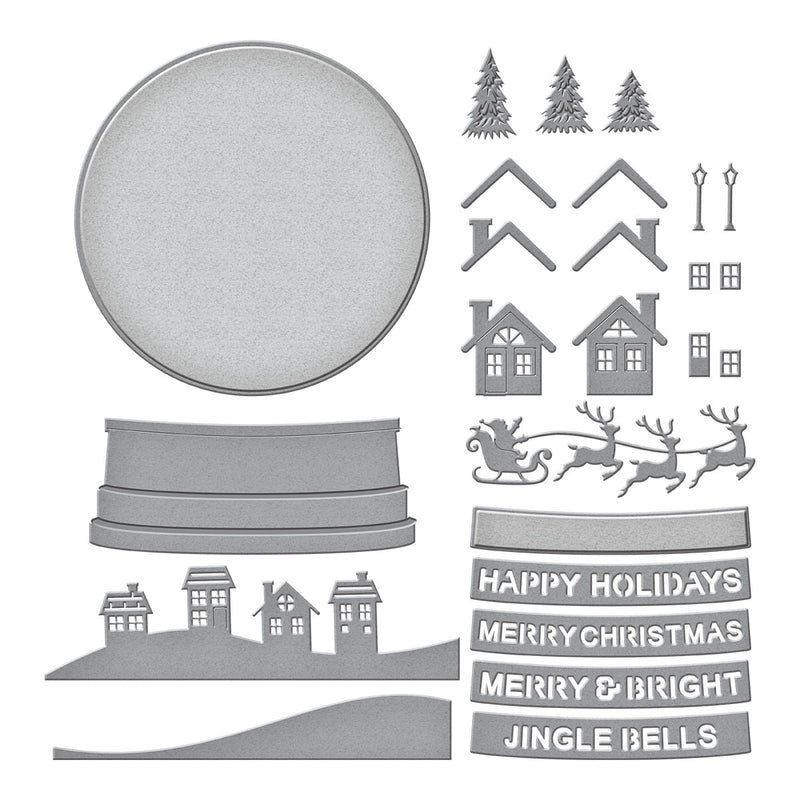 Spellbinders Etched Dies - Simon's Snow Globe, S6-222 by: Simon Hurley