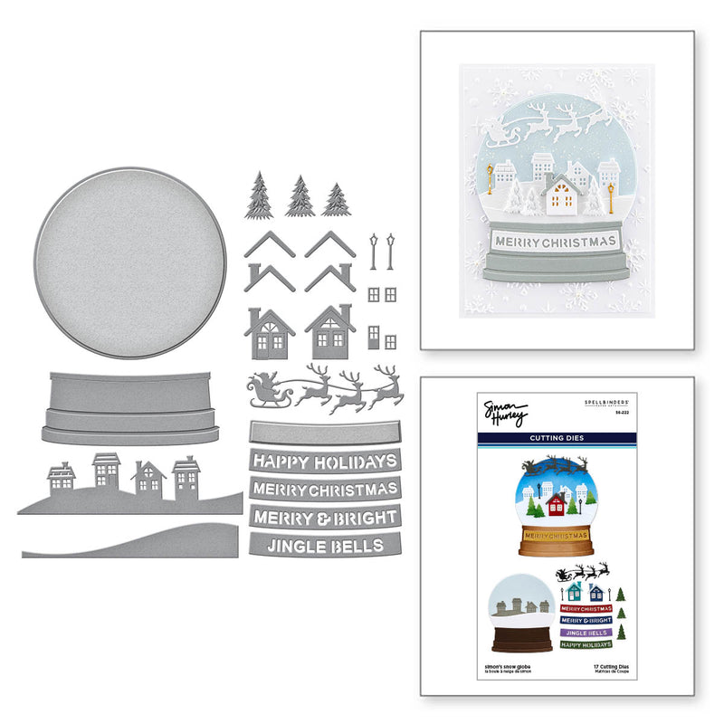 Spellbinders Etched Dies - Simon's Snow Globe, S6-222 by: Simon Hurley