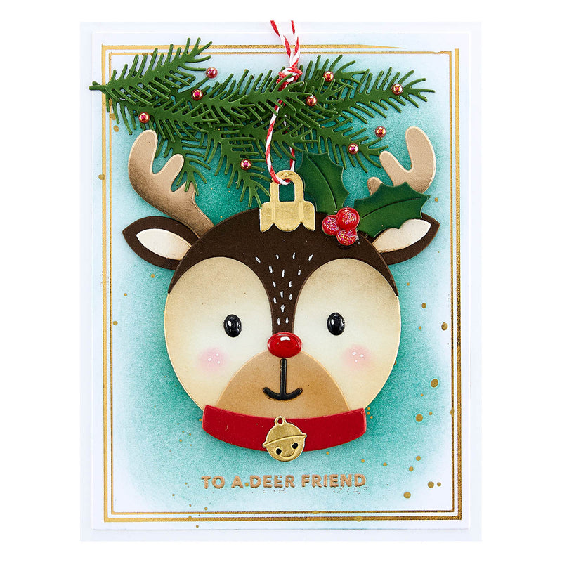 Spellbinders Cutting Dies - Santa's Festive Circle Crew, S6-223 by Nichol Spohr