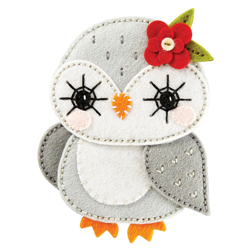 Spellbinders Etched Die Set - Felt Snowy Owl, S7-264 by: Nichol Spohr