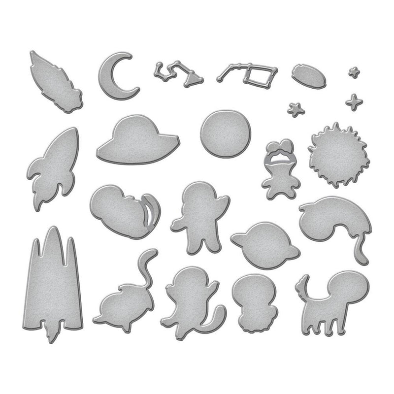 Coming Soon - Spellbinders Etched Dies - Space Friends, S7-271