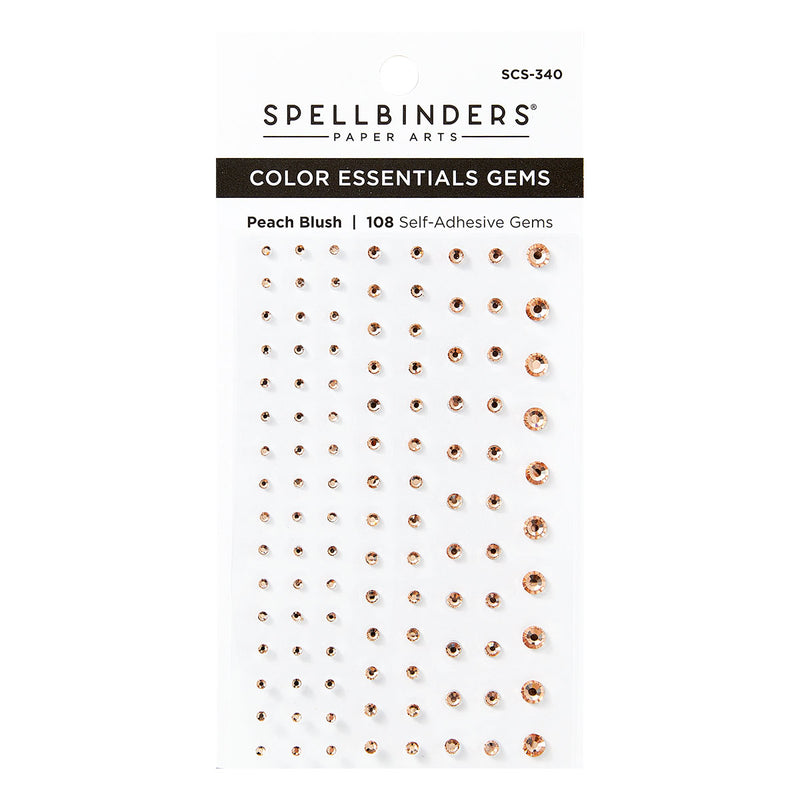 Spellbinders Color Essentials Gems - Peach Blush, SCS-340