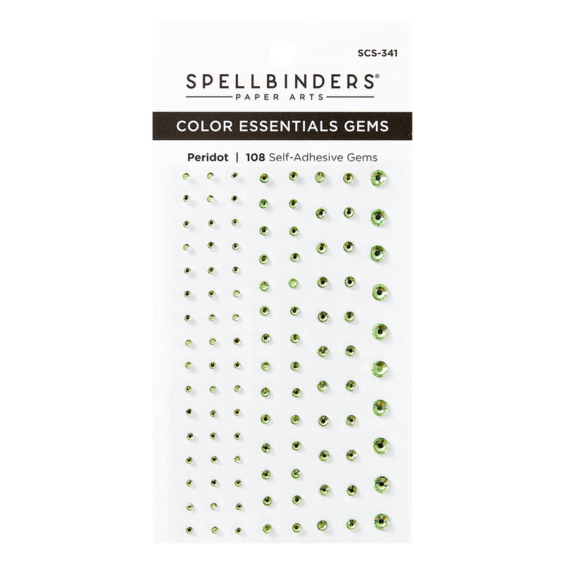 Spellbinders Color Essentials Gems - Peridot, SCS-341