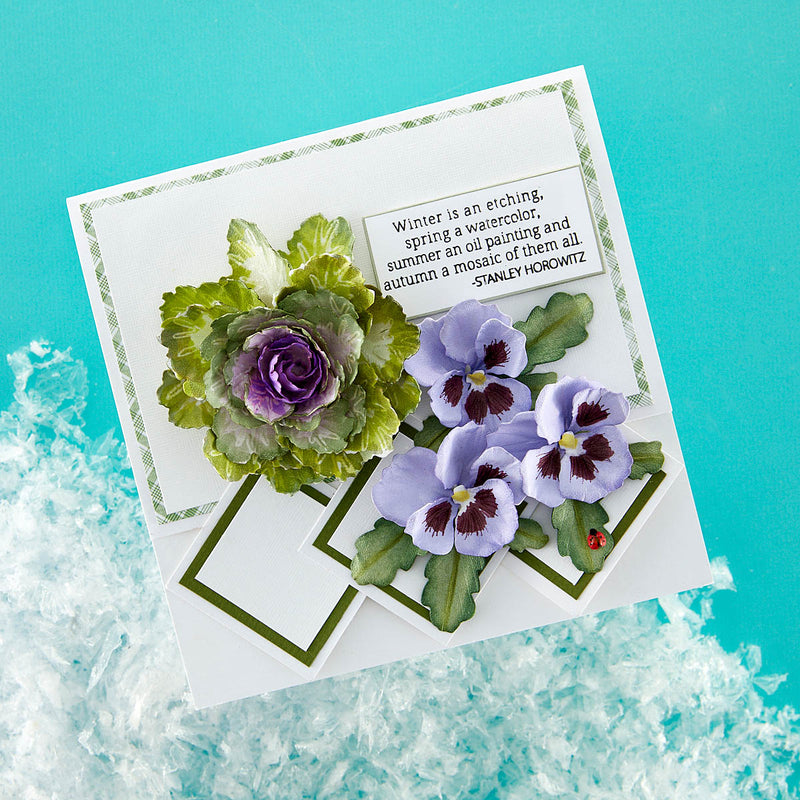 Spellbinders - Stamp & Die Set - Ornamental Cabbage & Kale, SDS-187