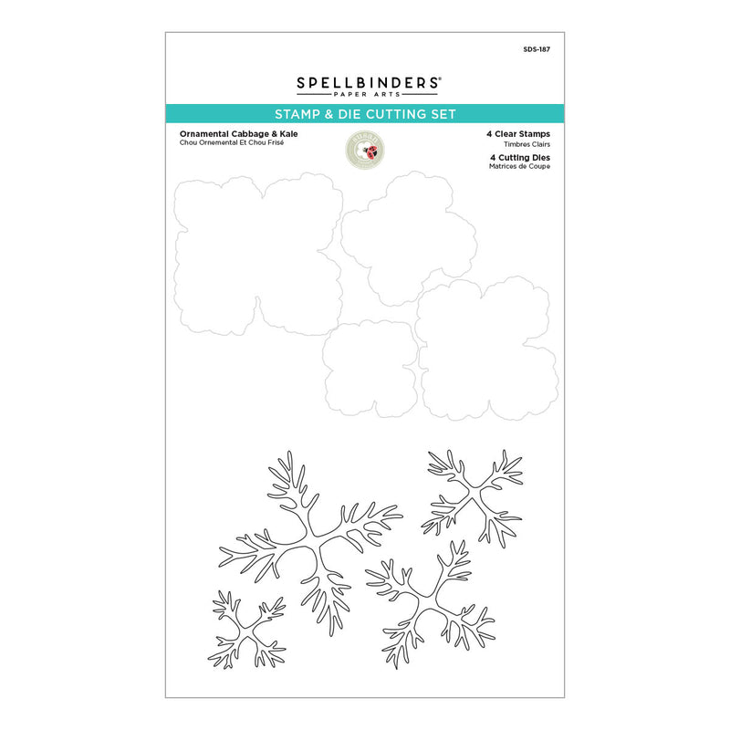 Spellbinders - Stamp & Die Set - Ornamental Cabbage & Kale, SDS-187