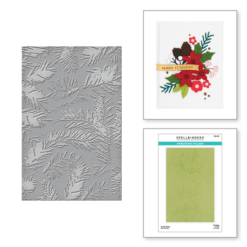 Spellbinders Embossing Folder - In the Pines, SES-050