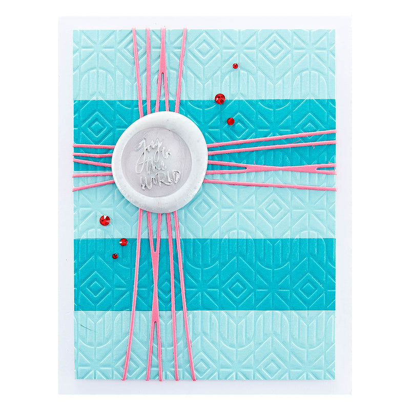 Spellbinders Embossing Folder - Deco Holiday, SES-054