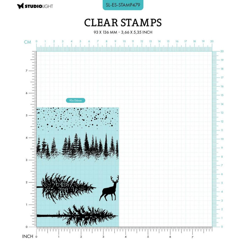 Studio Light Essentials Clear Stamps - Forest Elements, STAMP479