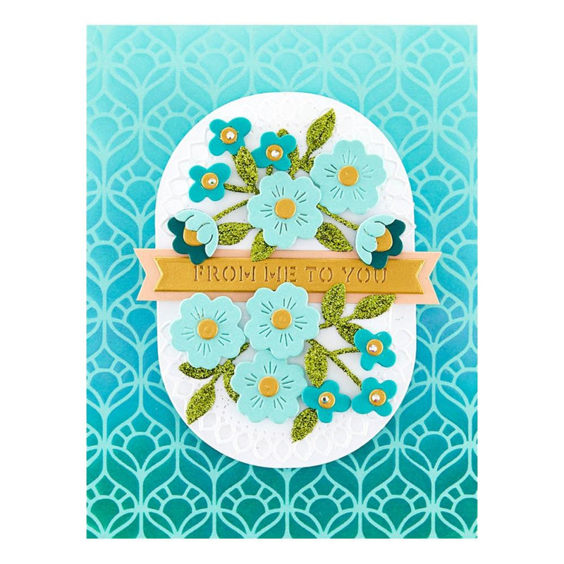 Spellbinders Stencil - Kaleidoscope Window, STN-074