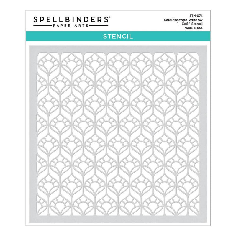 Spellbinders Stencil - Kaleidoscope Window, STN-074