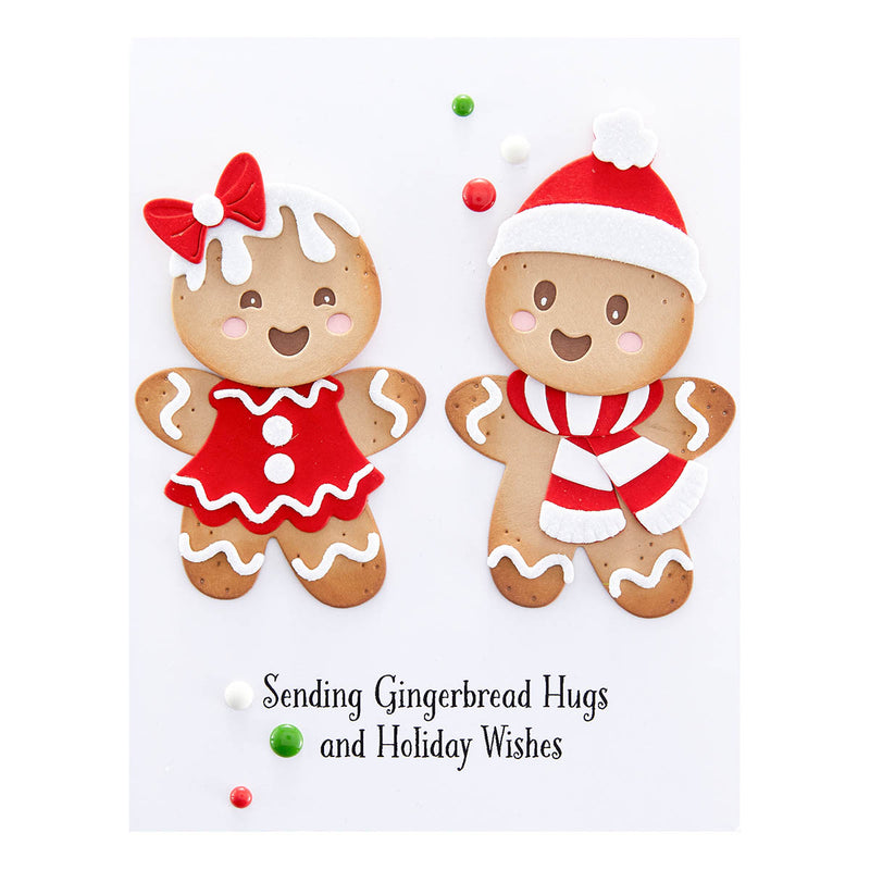 Spellbinders Clear Stamp Set - Dancin' Christmas Sentiments, STP-216