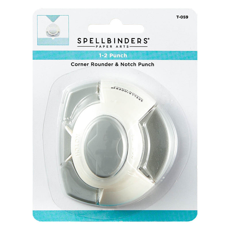 Spellbinders - 1-2 Punch: Corner Rounder & Notch Punch, T-059