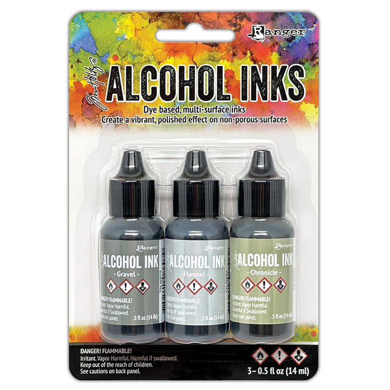 Tim Holtz Alcohol Ink .5oz, 3Pk - Crossroads, TAK86116