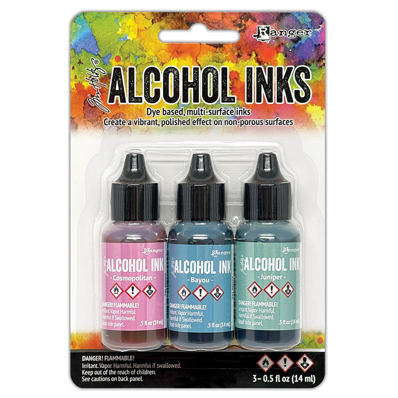 Tim Holtz Alcohol Ink .5oz, 3Pk - Getaway, TAK86130