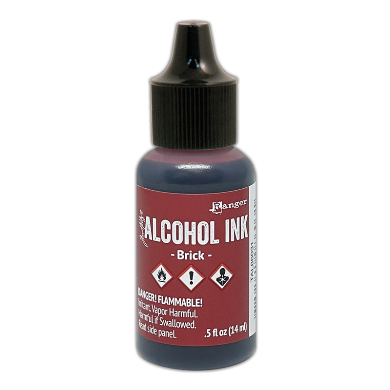 Ranger Tim Holtz Alcohol Ink .5oz - Brick, TAL86031