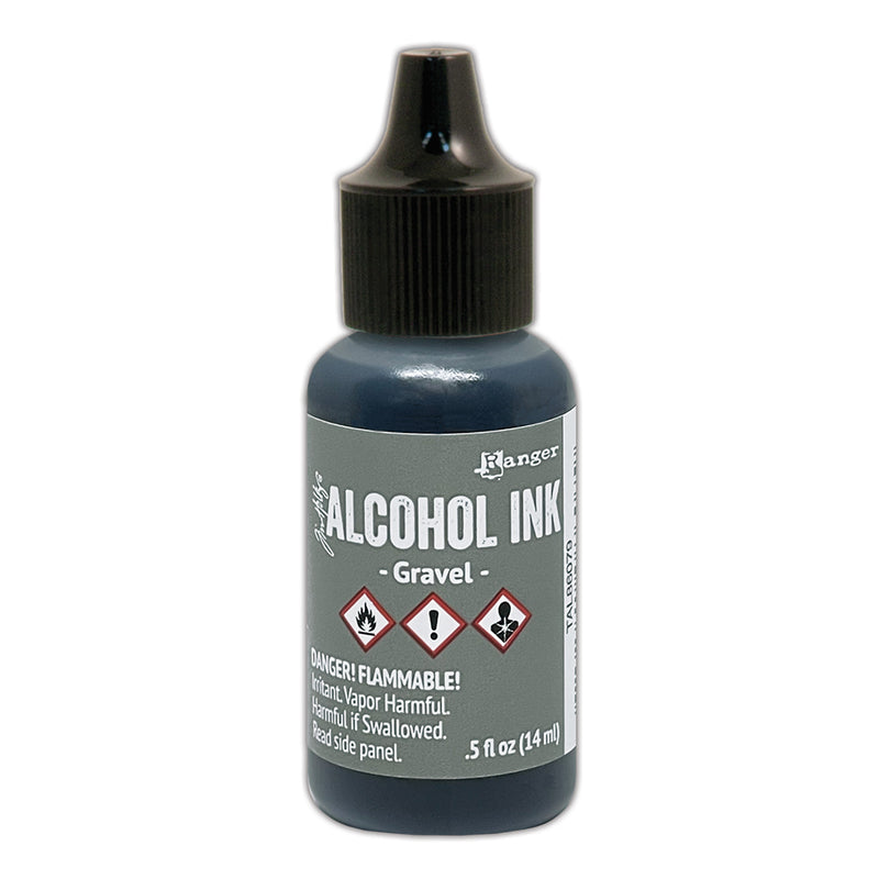 Ranger Tim Holtz Alcohol Ink .5oz - Gravel, TAL86079