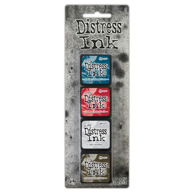 Ranger - Tim Holtz Ranger Distress Mini Ink Pads 4Pc - Kit 18, TDPK82002