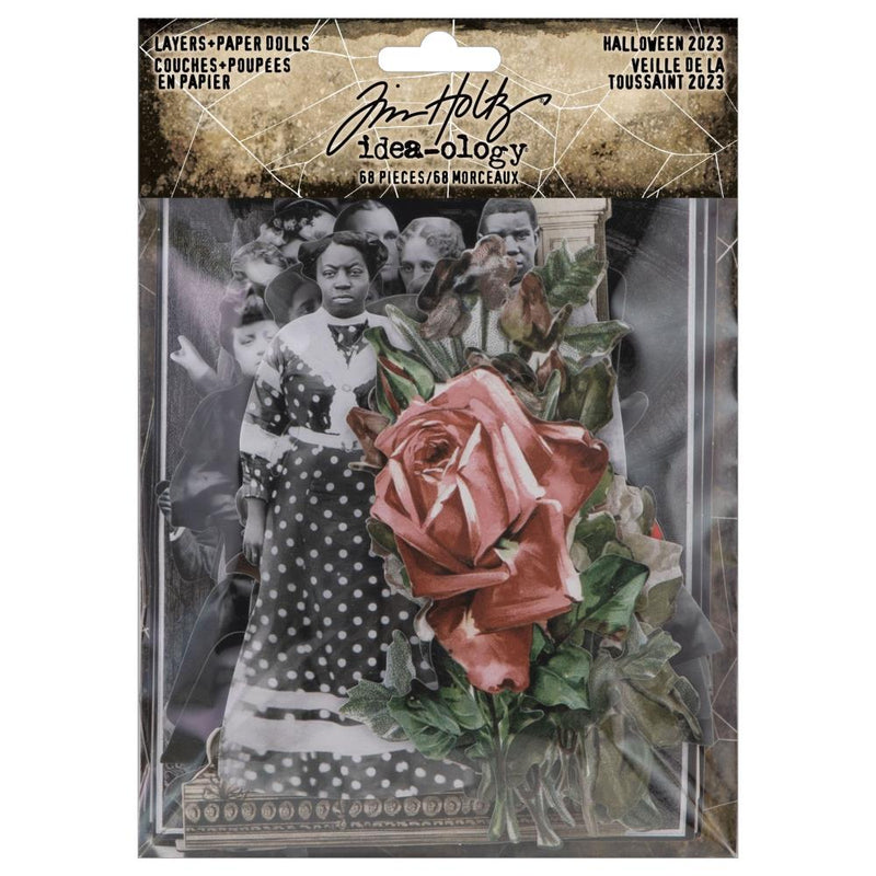 Tim Holtz Idea-Ology - Layers & Paper Dolls, TH94333 Halloween 2023 Retired