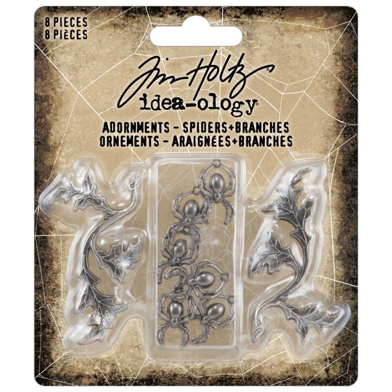 Tim Holtz Idea-Ology Adornments - Spiders & Branches, TH94342 23 Retired