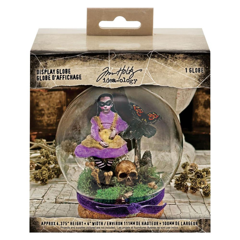 Tim Holtz Idea-Ology Display Globe, TH94344 - Halloween 2023 Retired