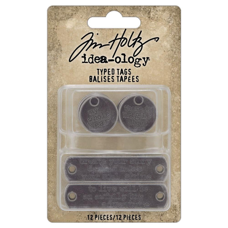 Tim Holtz Idea-ology  - Typed Tags, TH94382 2024