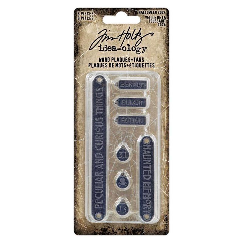 Tim Holtz Idea-Ology - Word Plaques & Tags Halloween, TH94388- 2024