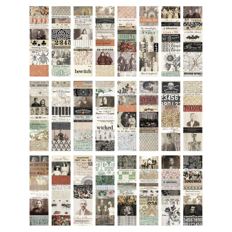 Tim Holtz Idea-ology - Collage Strips Large Halloween, TH94394 2024 Now Retired