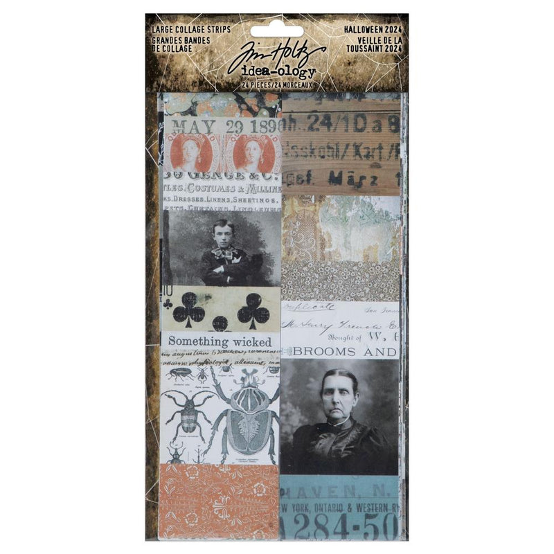 Tim Holtz Idea-ology - Collage Strips Large Halloween, TH94394 2024 Now Retired